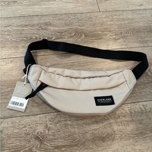 NWT Everlane Renew Transit Fanny Pack (w/label) in Warm Taupe color
